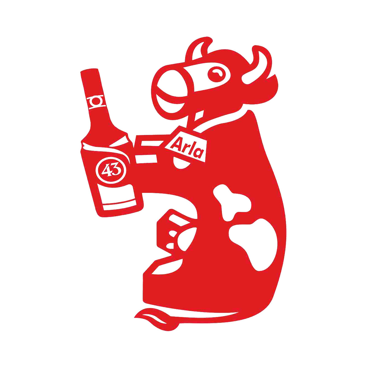 Arla ko med 43 - Dekal
