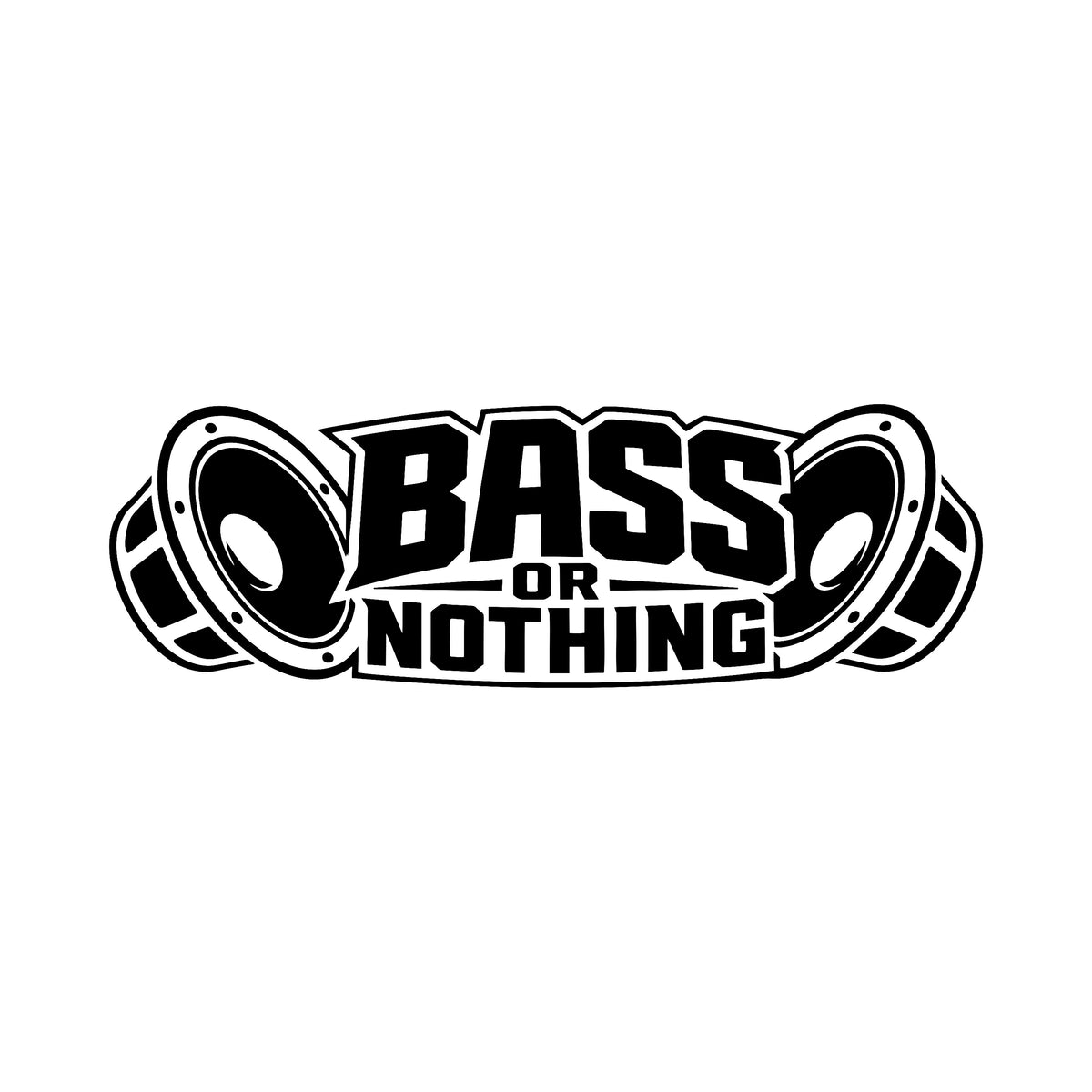 Bass or nothing - Dekal