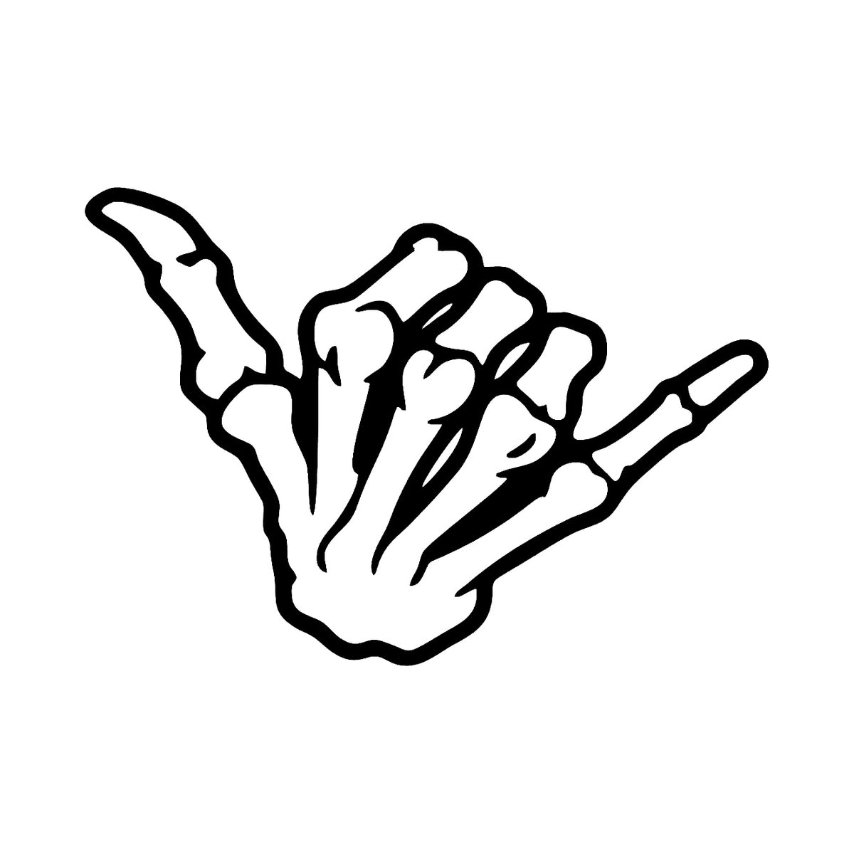 Chill shaka hand - Dekal