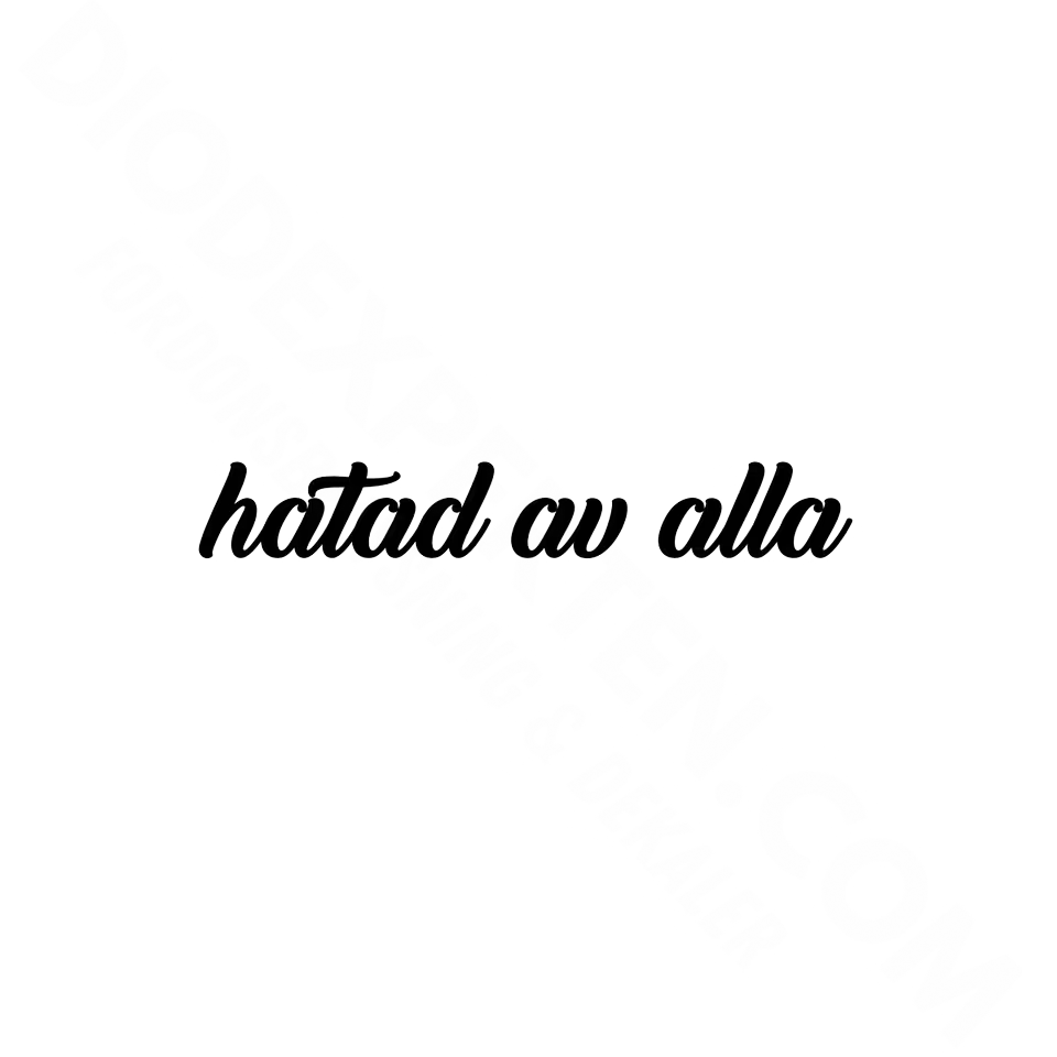 Hatad av alla Dekal
