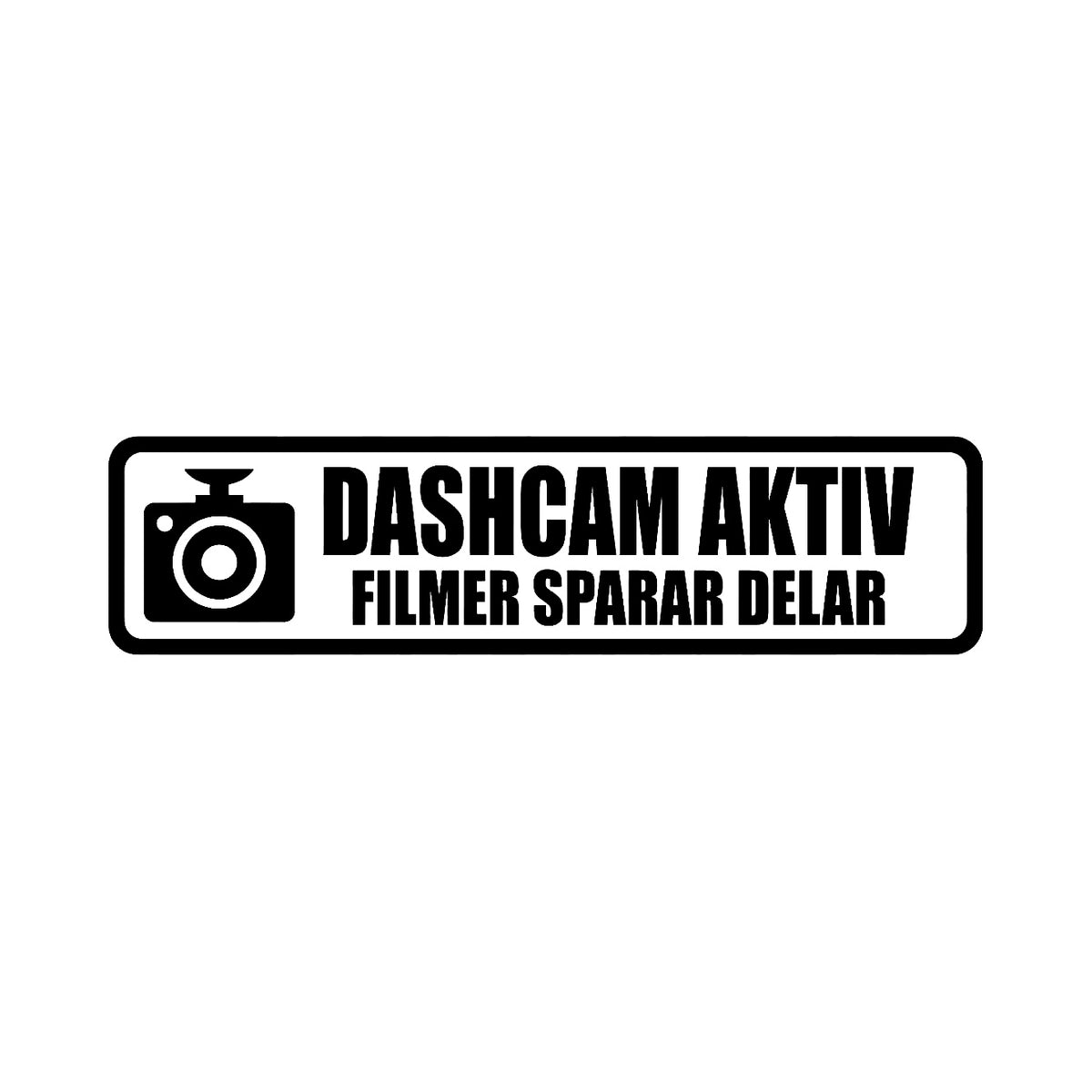 Dashcam Aktiv - Dekal