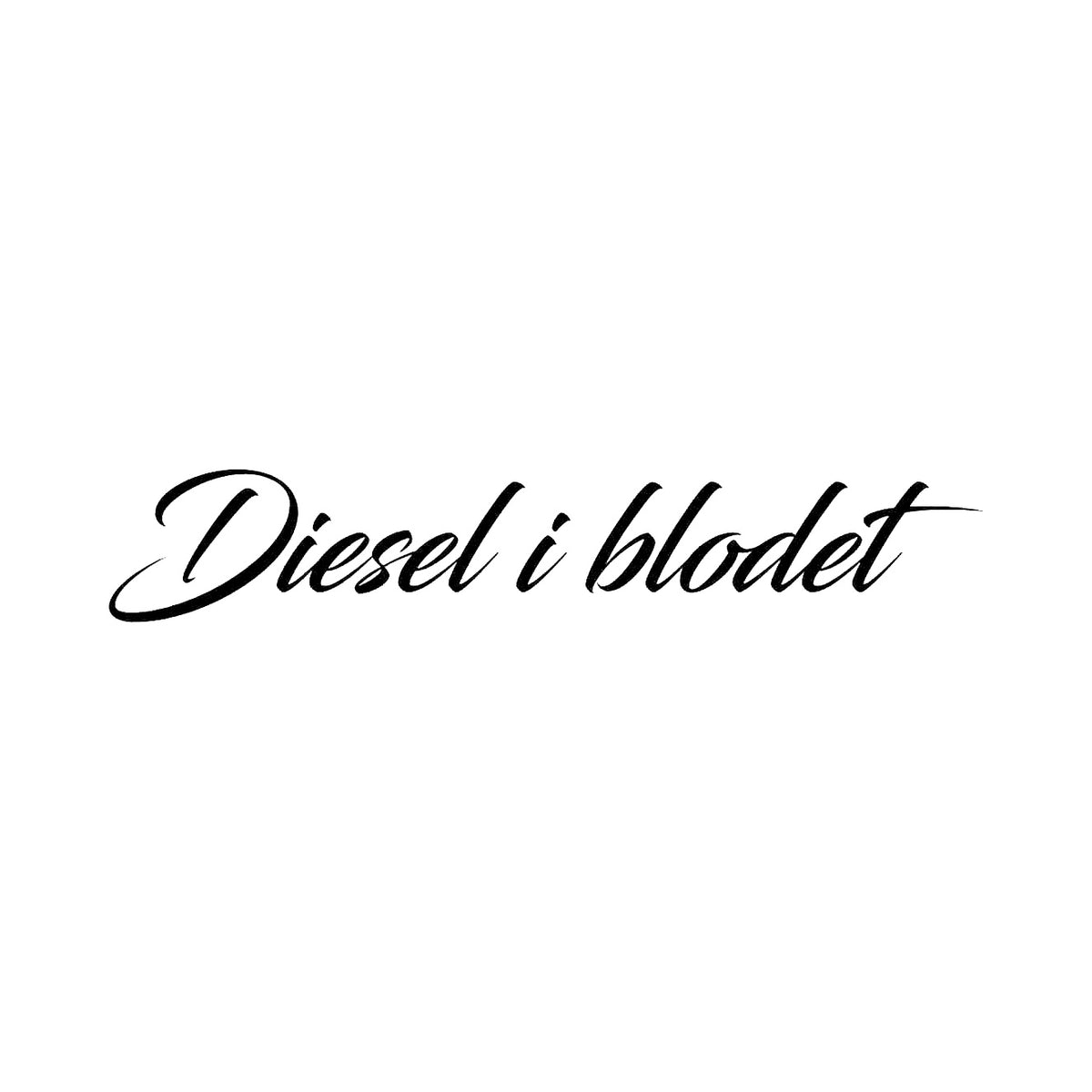 Diesel i blodet - Dekal