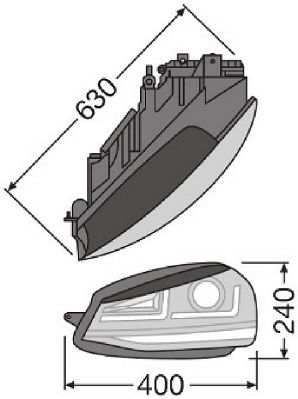 OSRAM LEDriving LEDHL103-GTI Strålkastarinsats till VW GOLF