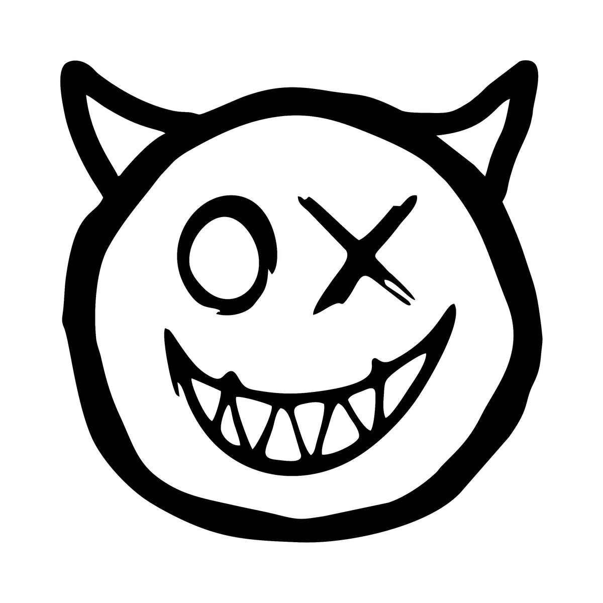 Evil smile - Dekal
