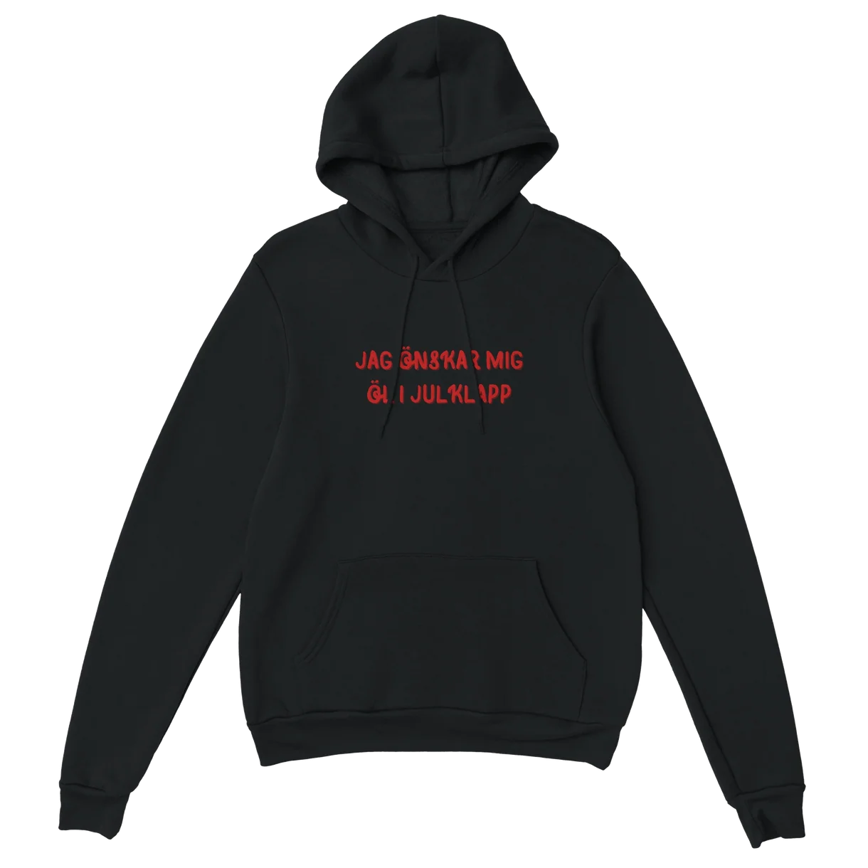 Jag Önskar Mig Öl i Julklapp Hoodie