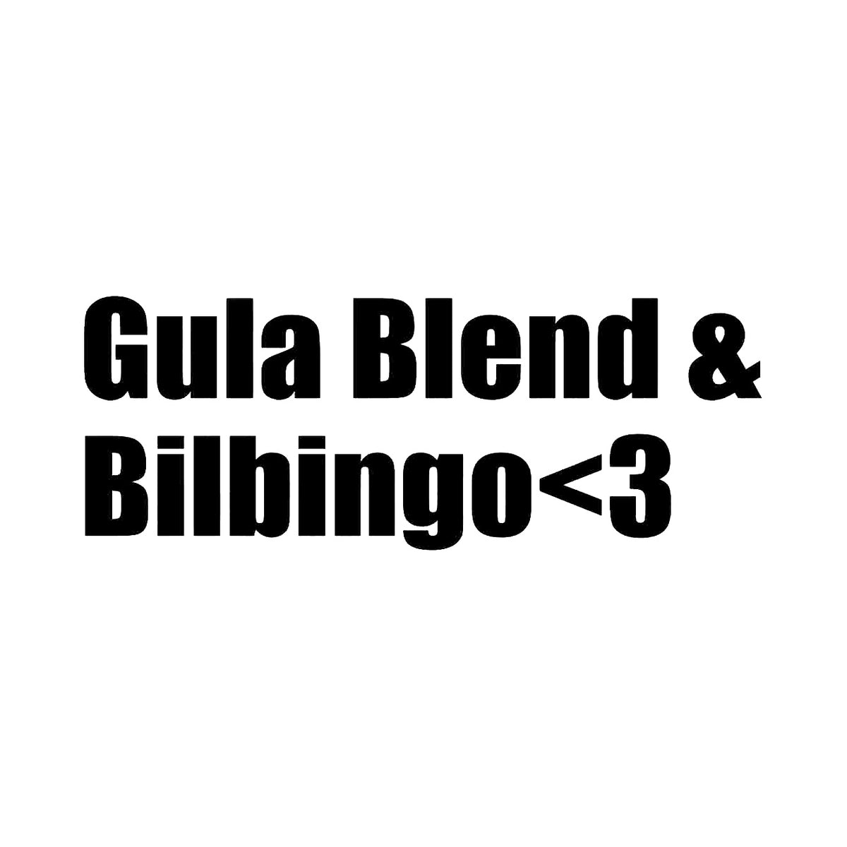 Gula blend & bilbingo - Dekal