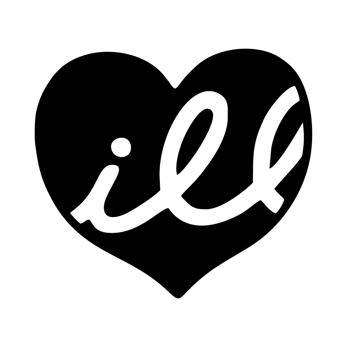 Ill hjärta - Dekal