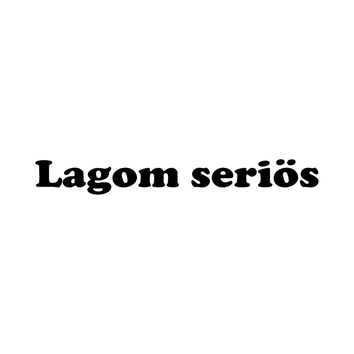 Lagom Seriös - Dekal
