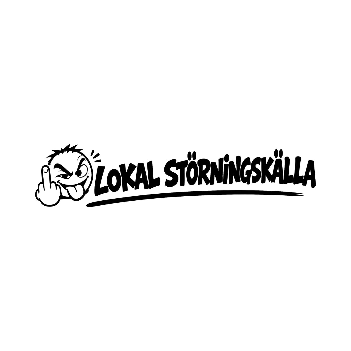 Lokal störningskälla - Dekal