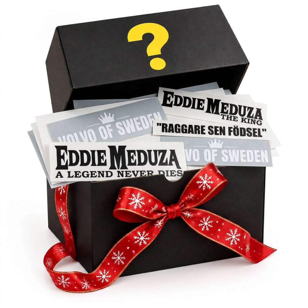 Mysterybox Medium med dekaler från Diodlagret – julklapp