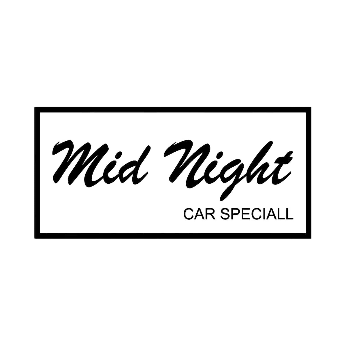 Mid night, Car speciall - Dekal