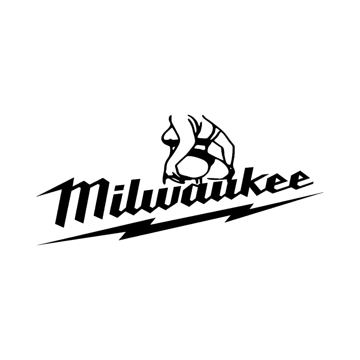 Milwaukee Med Tjej - Dekal