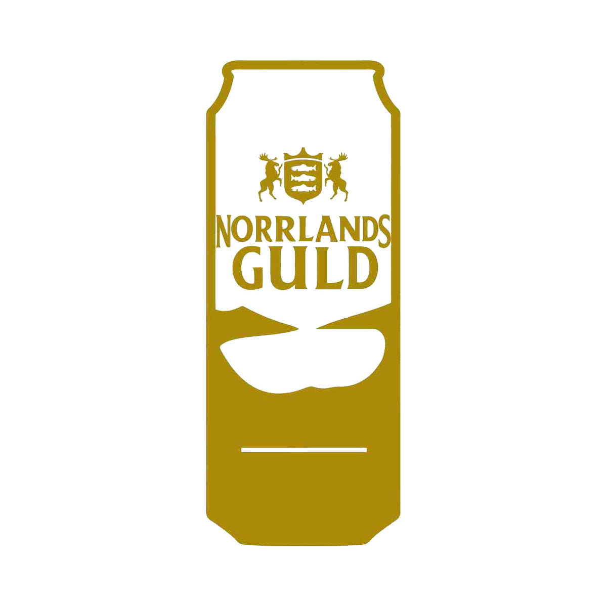 Norrlands Guld burk - Dekal