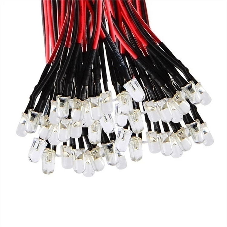 Interiördioder 5mm 12V 10st