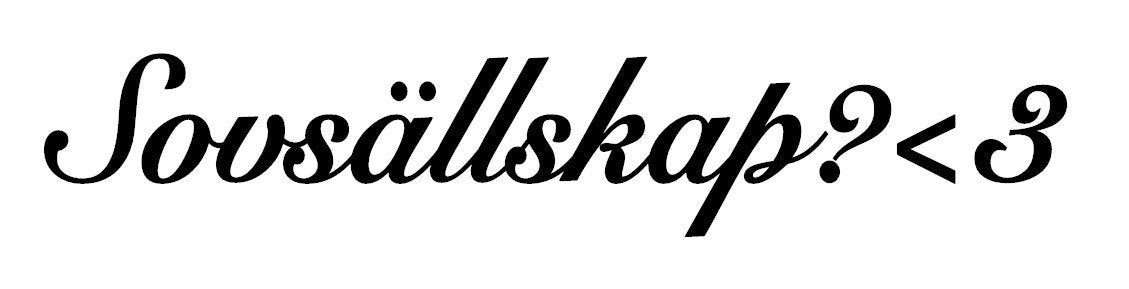 Sovsällskap Dekal