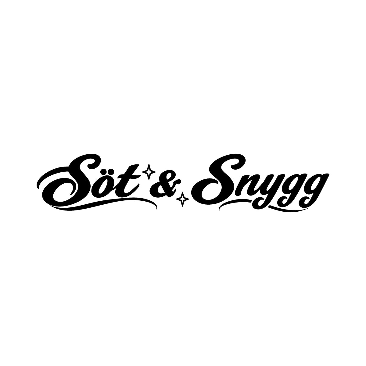Söt & snygg - Dekal