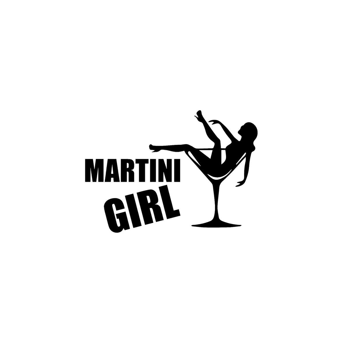 Dekal Martini Girl