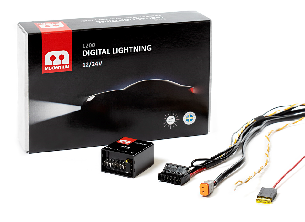 V90 Modellanpassat LED-Rampspaket Punisher till Volvo V90 2017 - 2021
