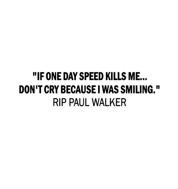 Dekal PAUL WALKER