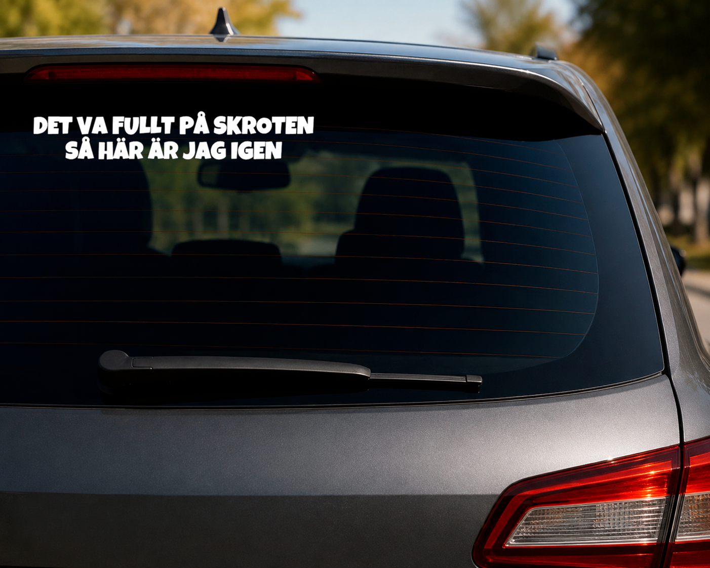 Dekal Det va fullt på skroten så här är jag igen