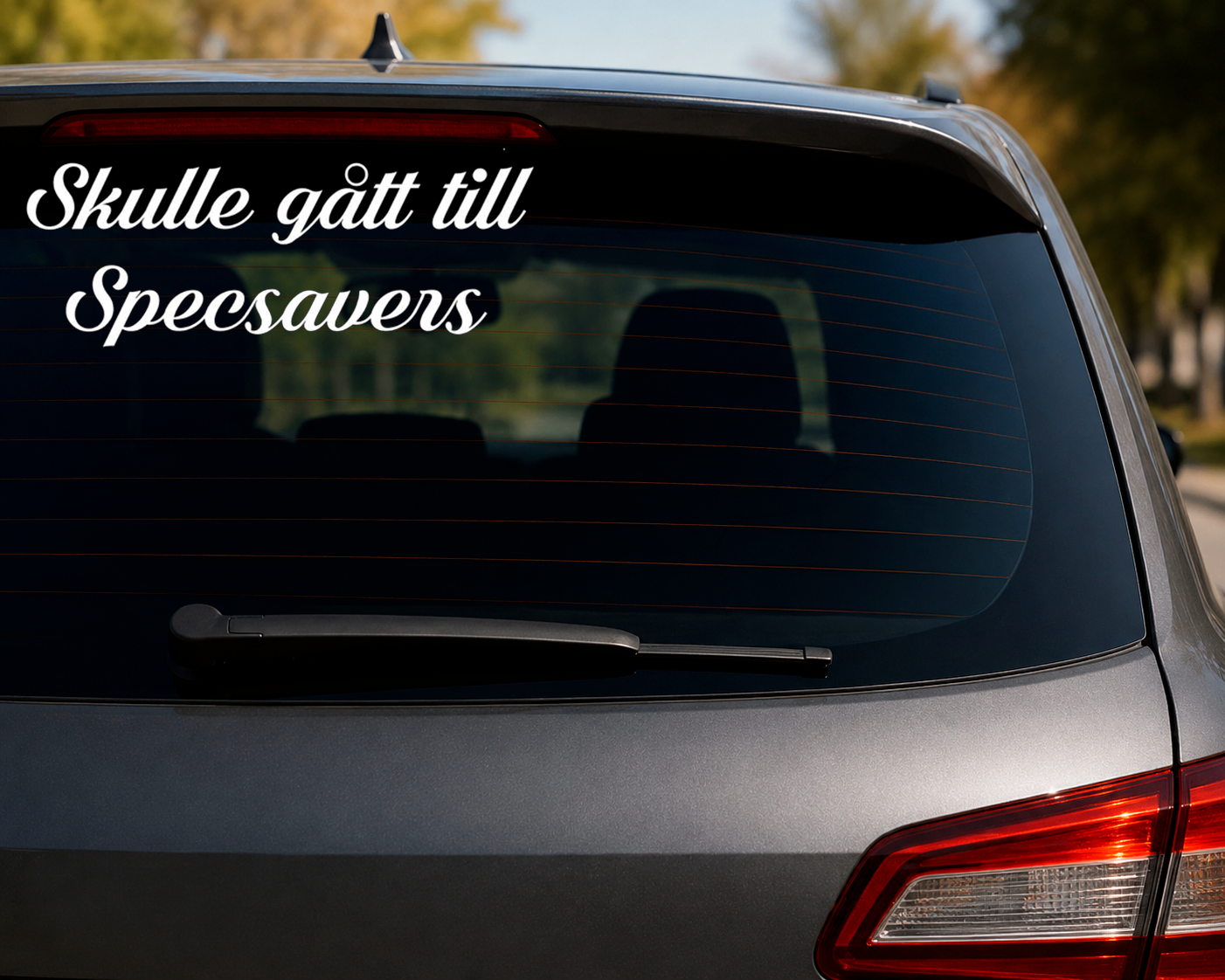 Dekal Skulle gått till Specsavers