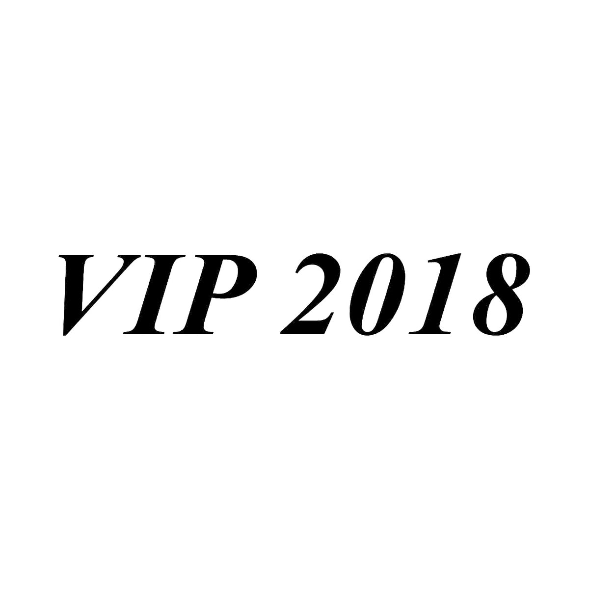 VIP 2018 - Dekal