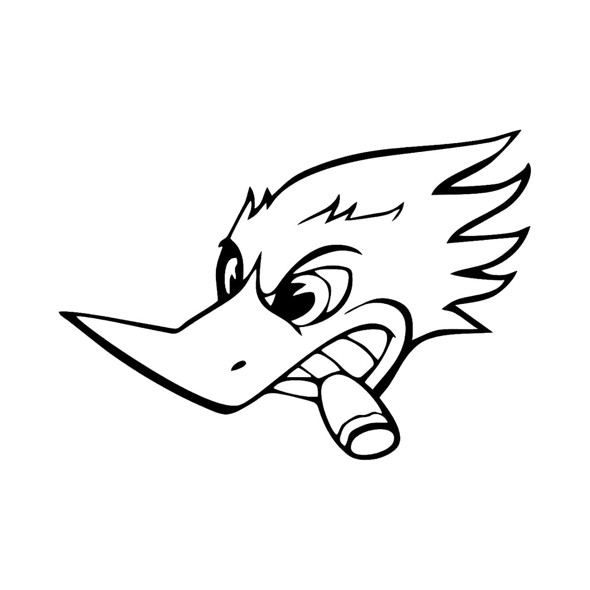 Woody woodpecker - Dekal