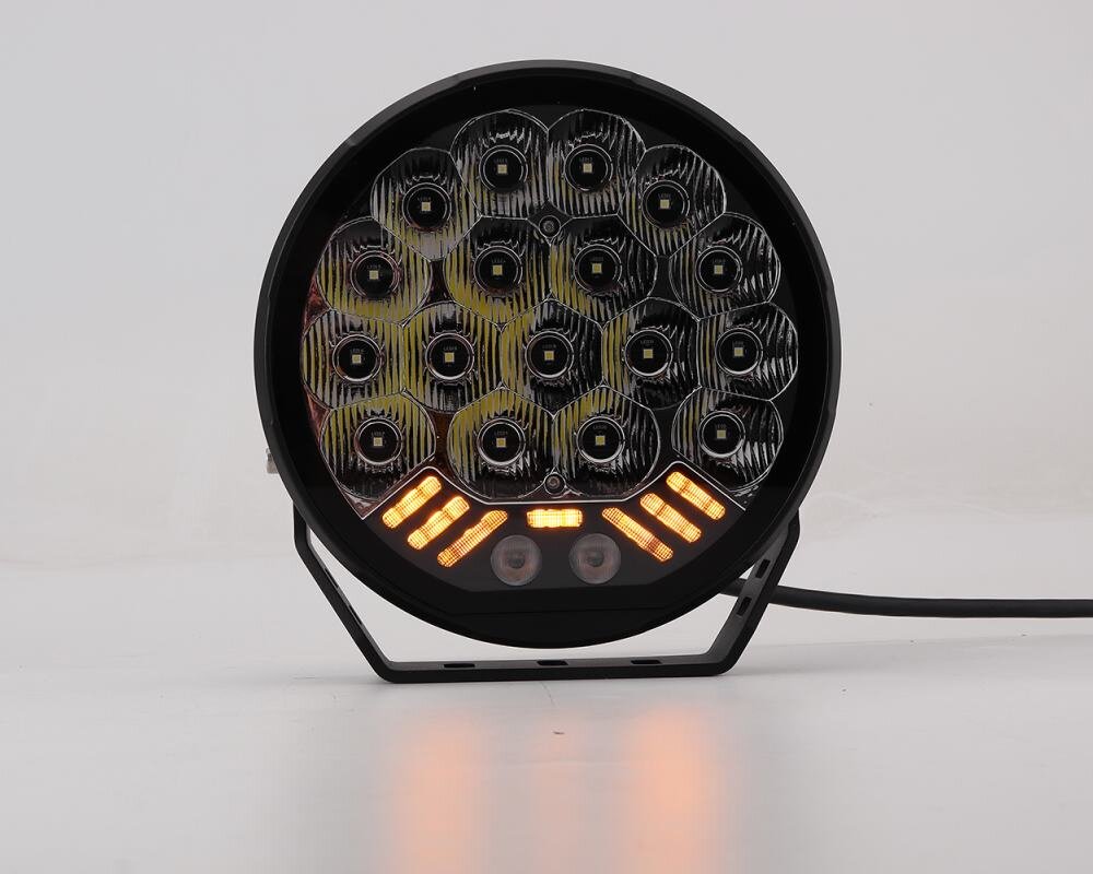 V-Sight ROADKING 9" LED-Extraljus med blixtljus och positionsljus