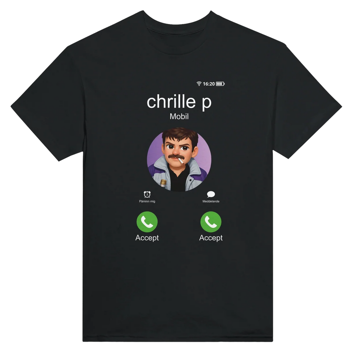 Chrille P Ringer T-Shirt