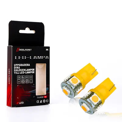 T10 W5W Orange / Amber 2pack