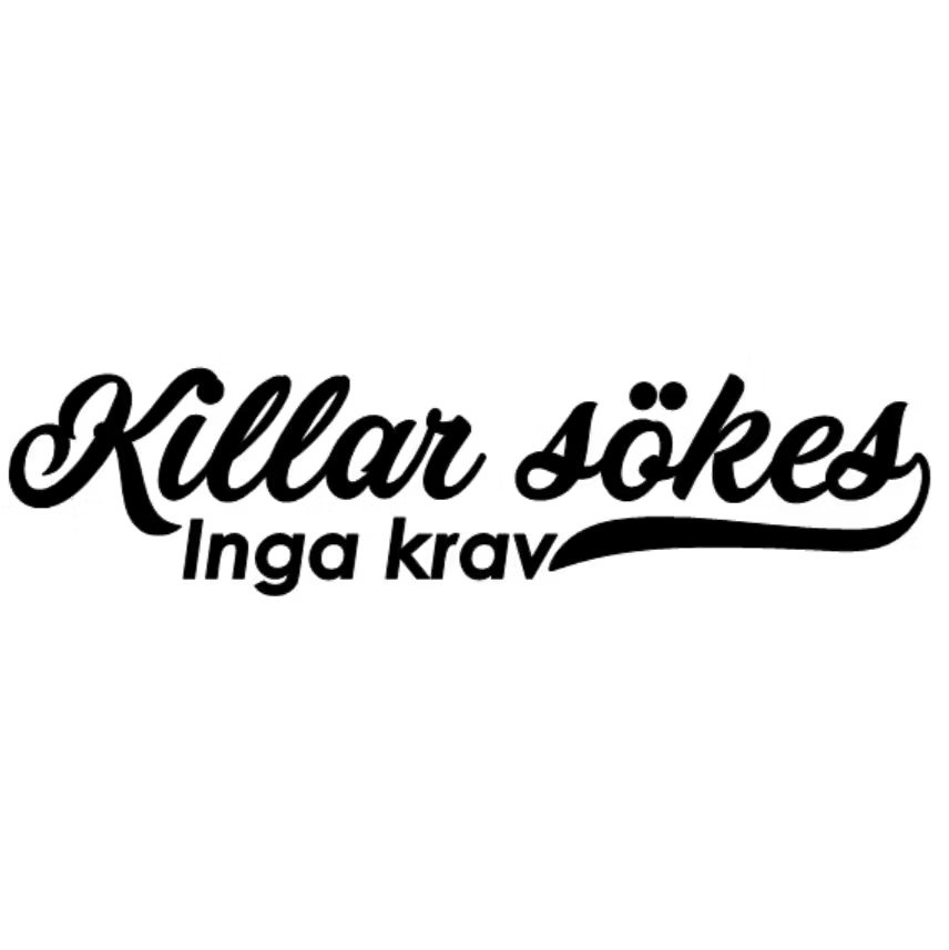 Dekal - Brudar sökes Inga krav