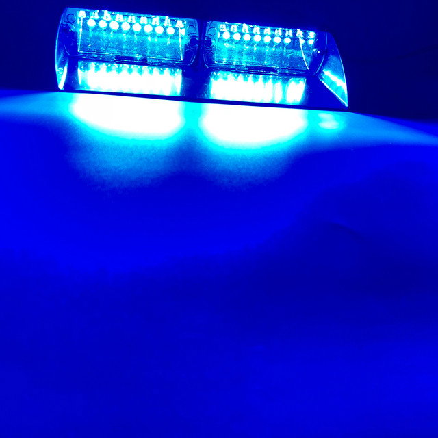 Led blixtljus blå 16led