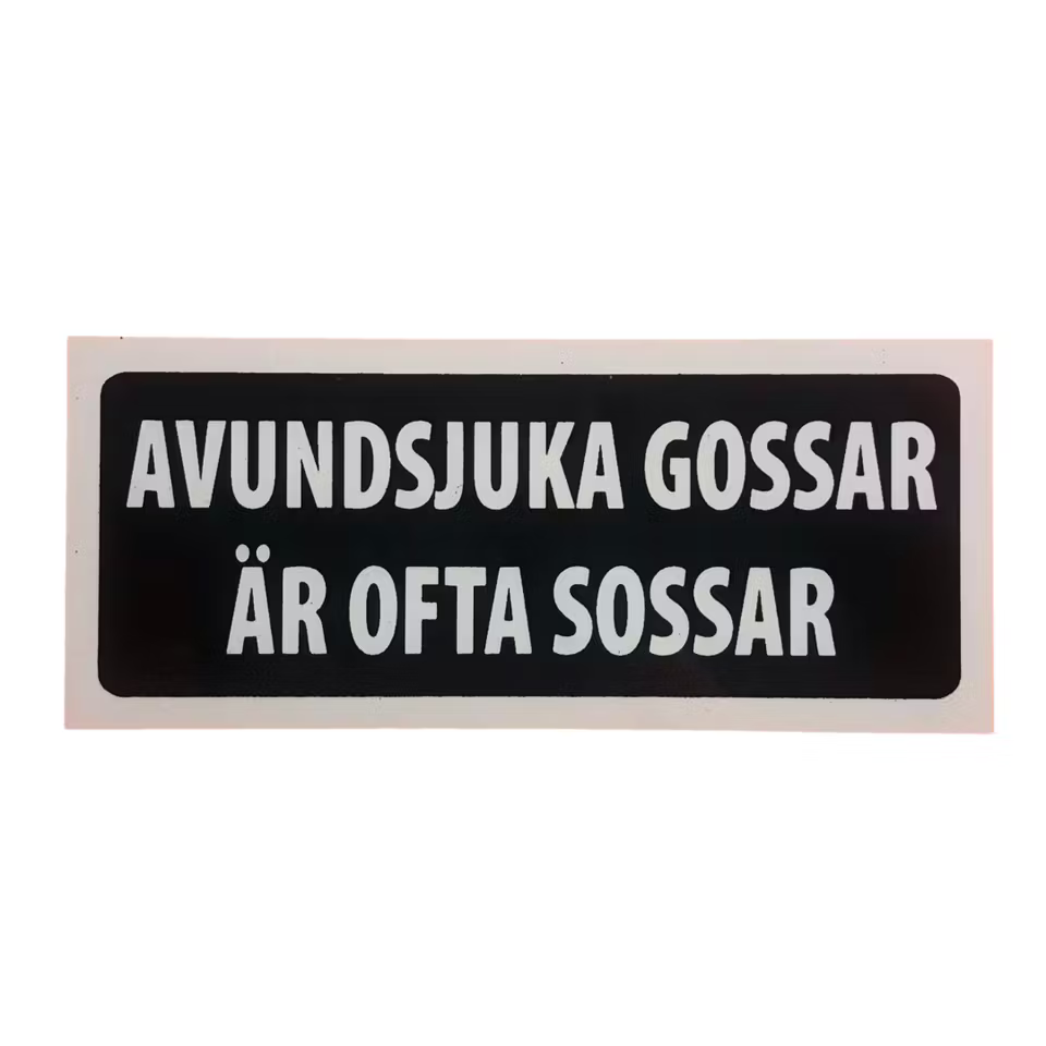 Avundsjuka gossar - Klistermärke