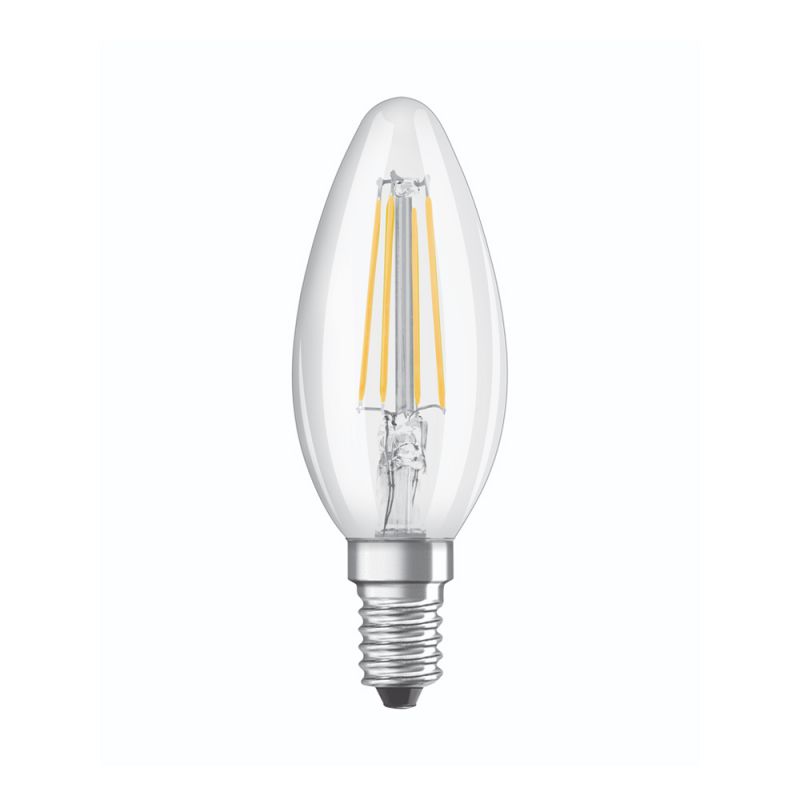 Osram Parathom Retrofit Classic LED E14 Kronljus Filament Klar 4W 470lm - 840 Kallvit | Ersättare 40W