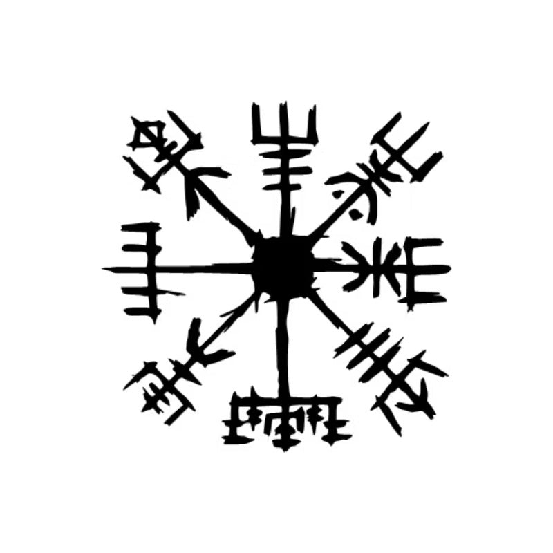 Dekal Vegvisir Vikingakompass