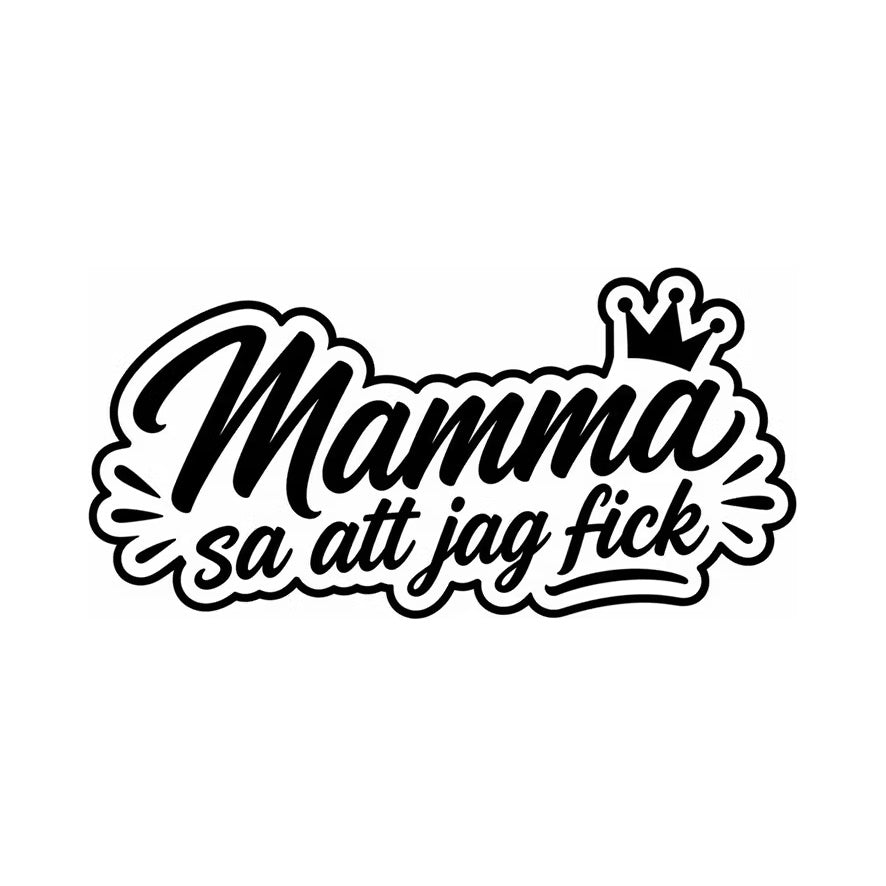 Dekal Mamma sa jag fick