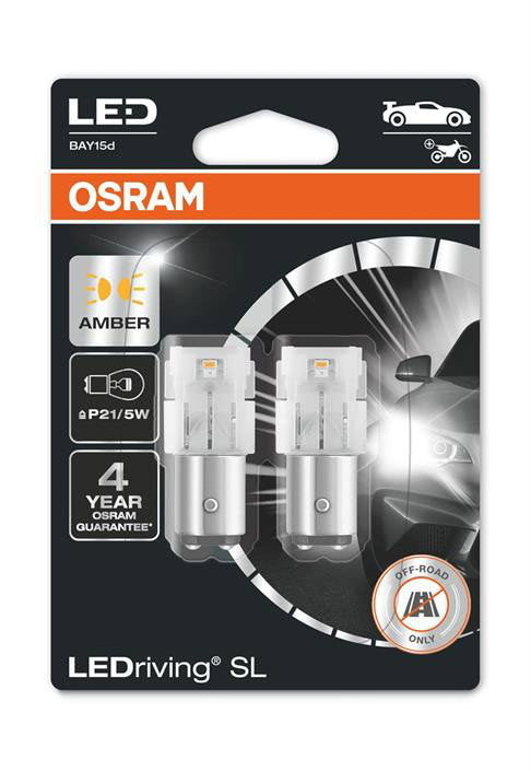 Osram BAY15d (P21/5W) LEDriving Kallvit 6000k