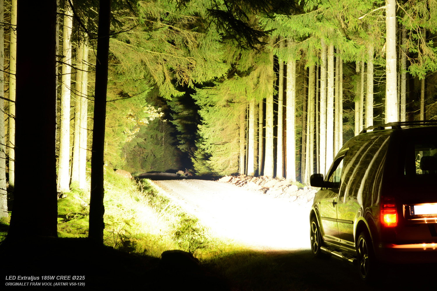 185W LED Extraljus VOOL Cree