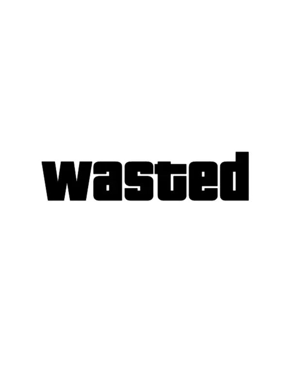 Dekal WASTED