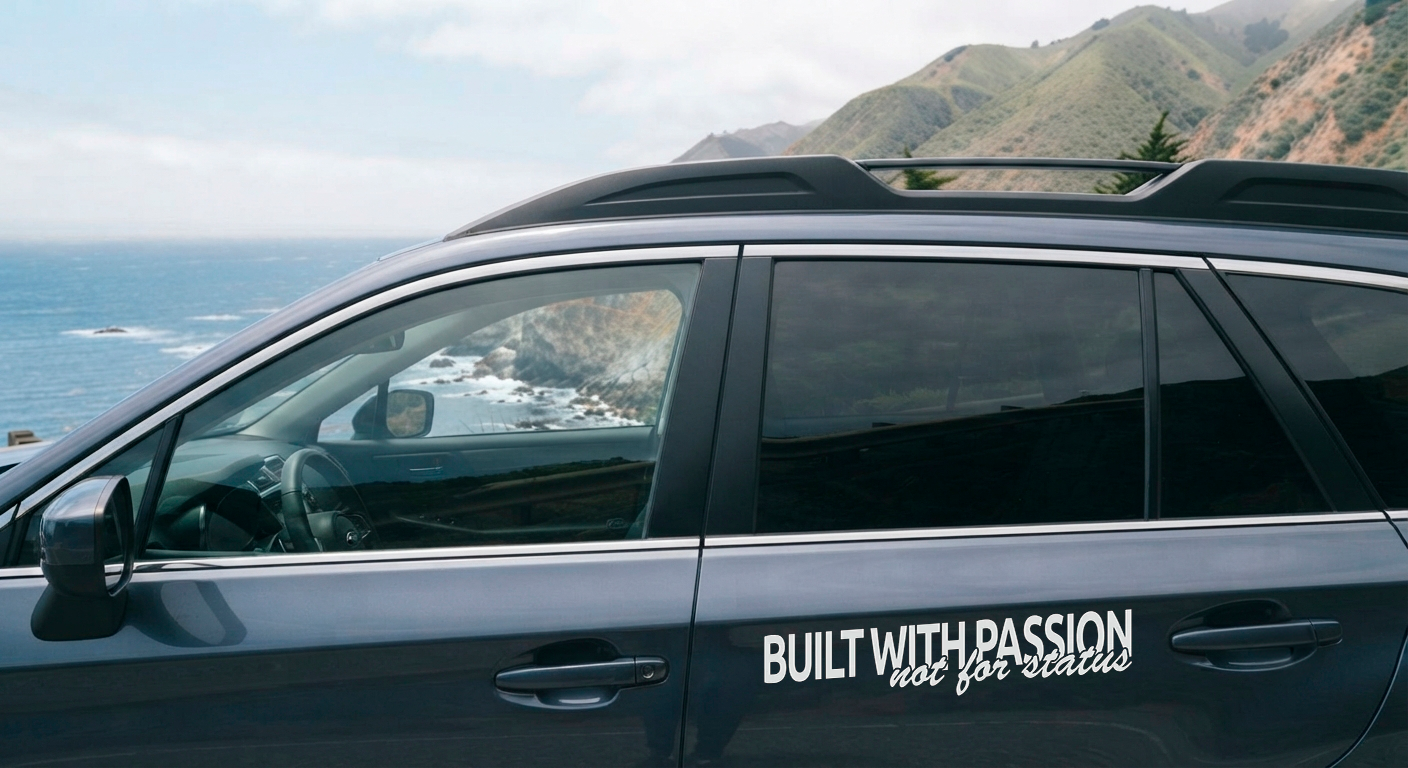 Dekal BUILT WITH PASSION, not for status