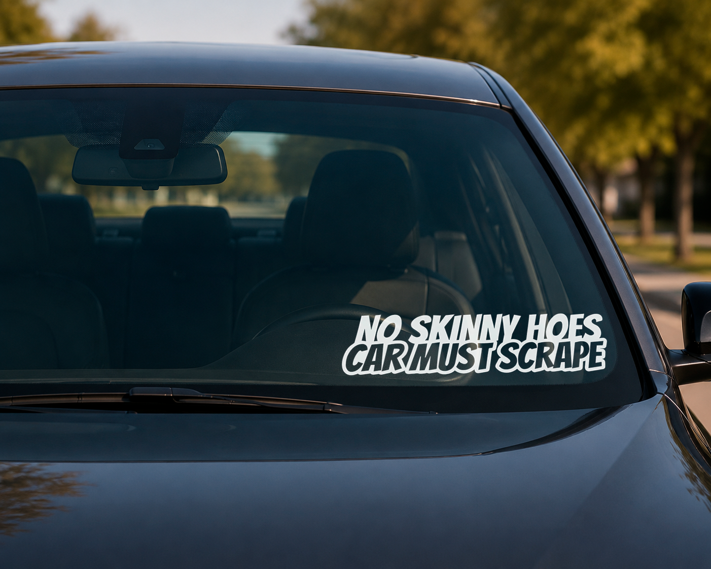 Dekal Car must scrape