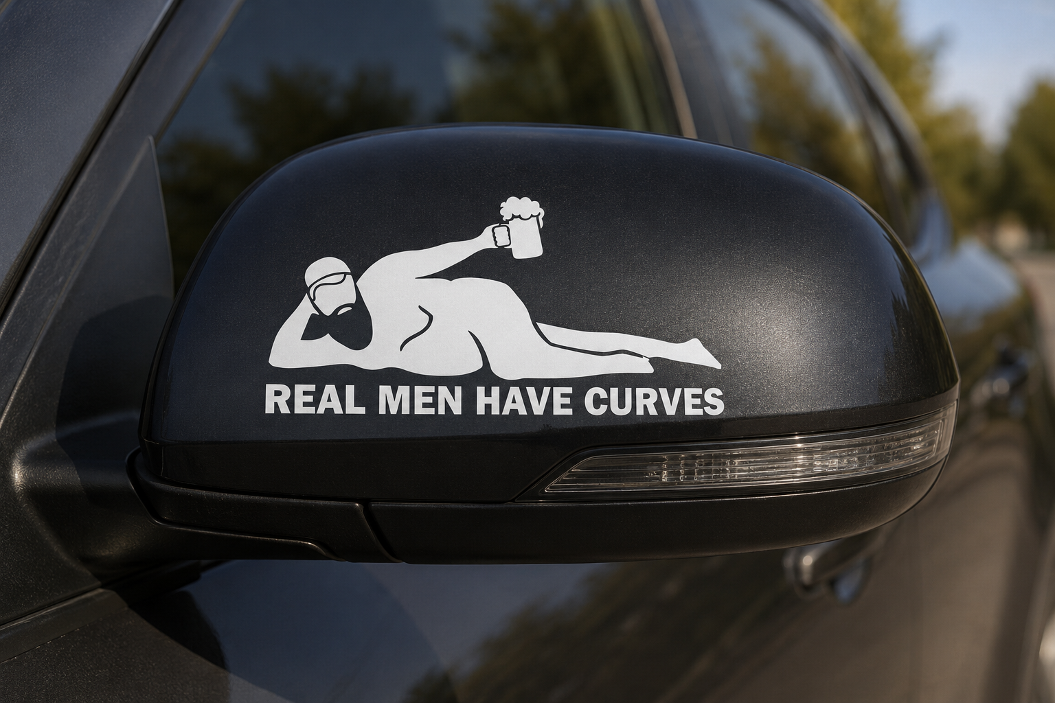 Real men have curves Dekal