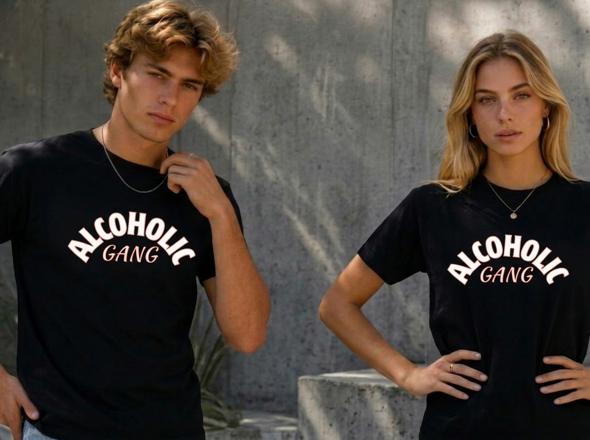 T-shirt Alcoholic Gang