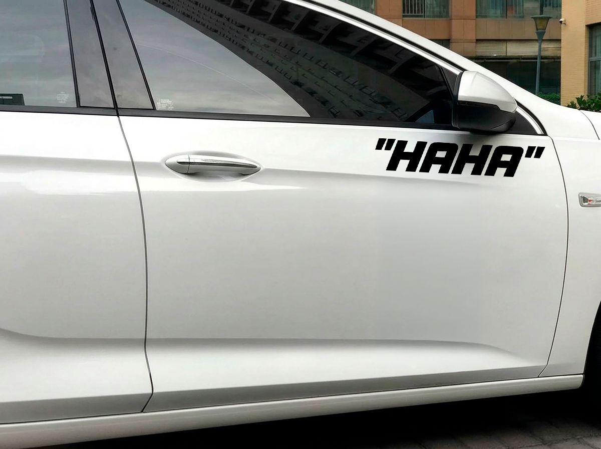 ”HAHA” Dekal