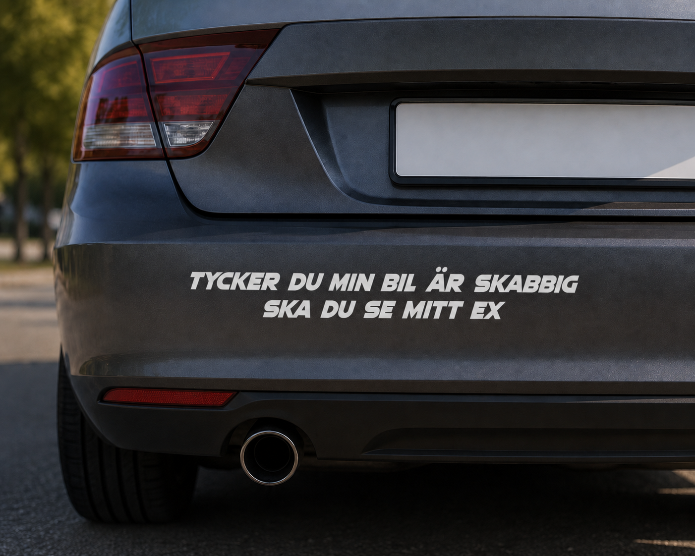 Dekal - Tycker du min bil är skabbig