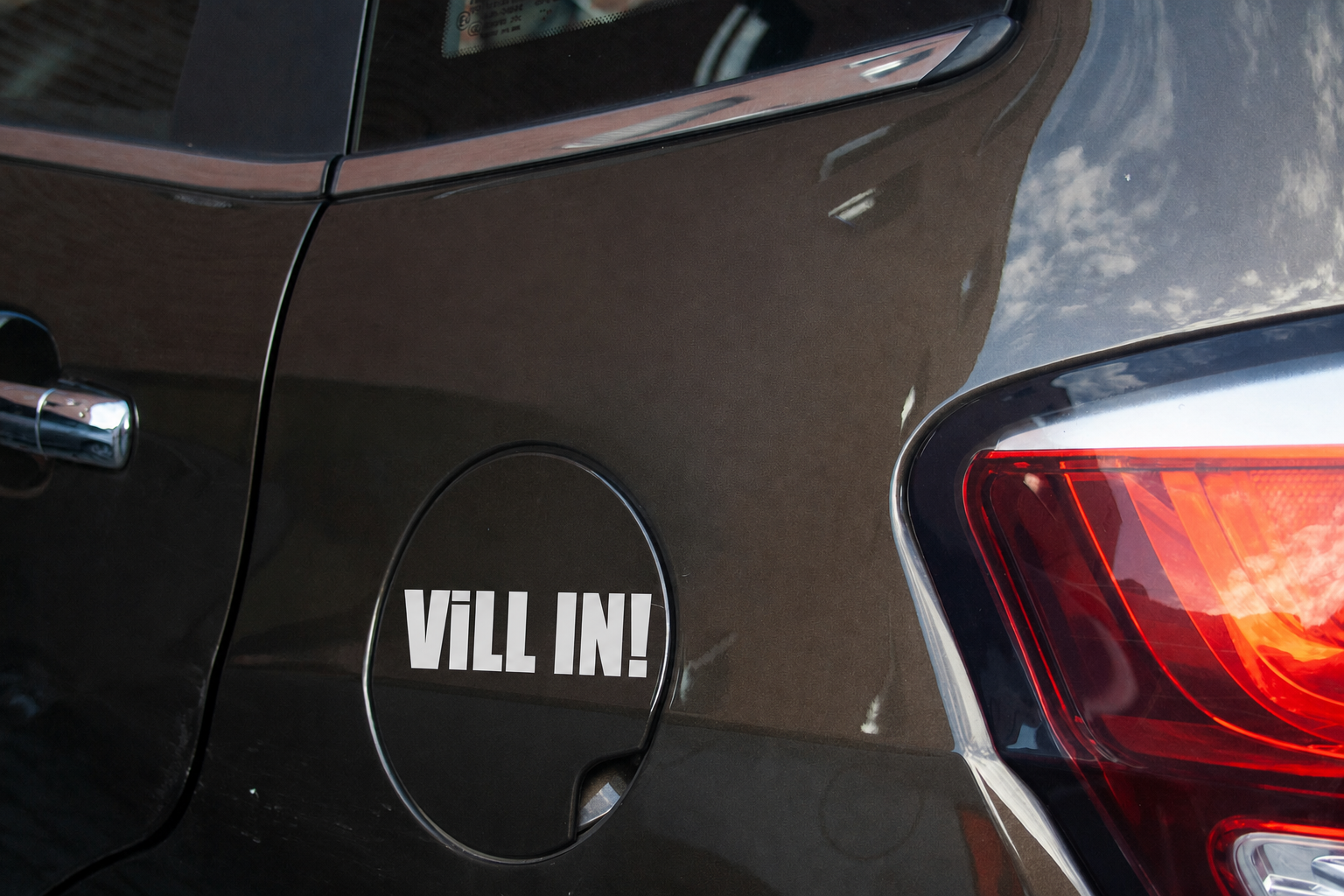 VILL IN! Dekal