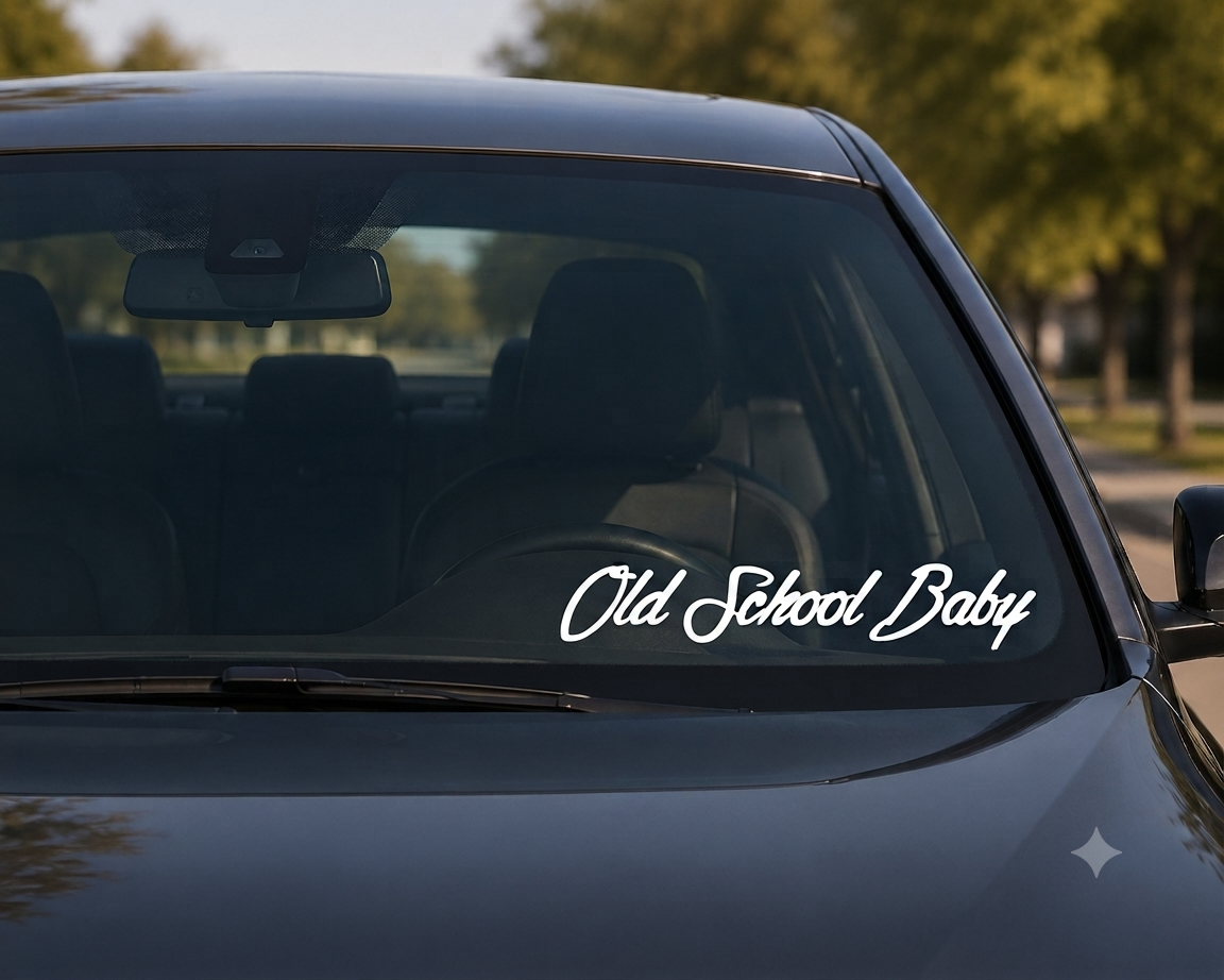 Dekal Old School Baby