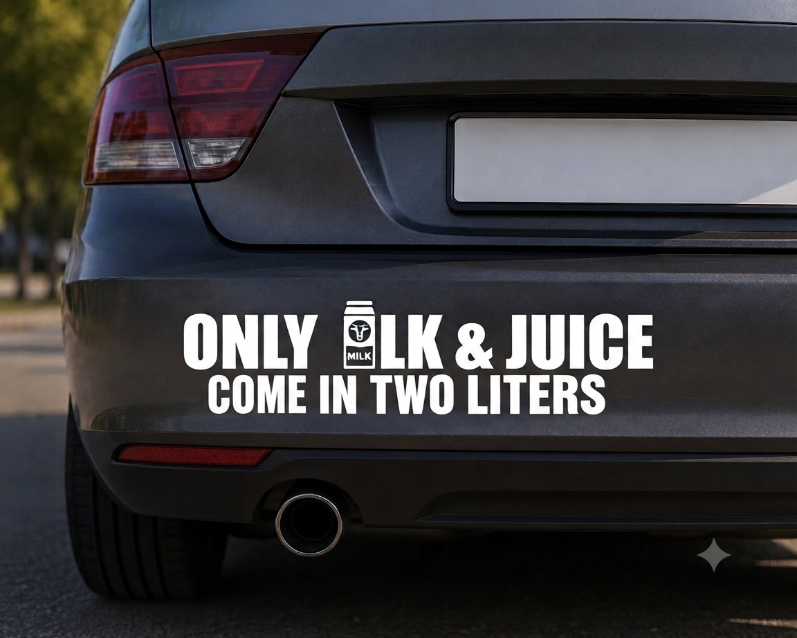Dekal Only Milk & Juice come in two liters