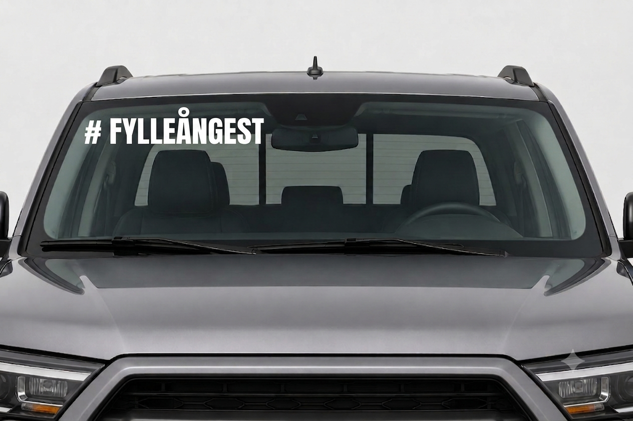 #FYLLEÅNGEST Dekal