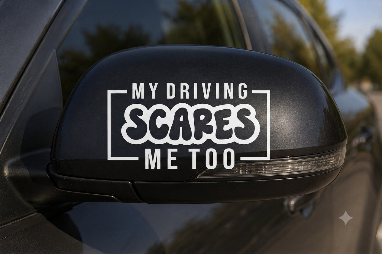 Dekal - MY DRIVING SCARES ME TOO